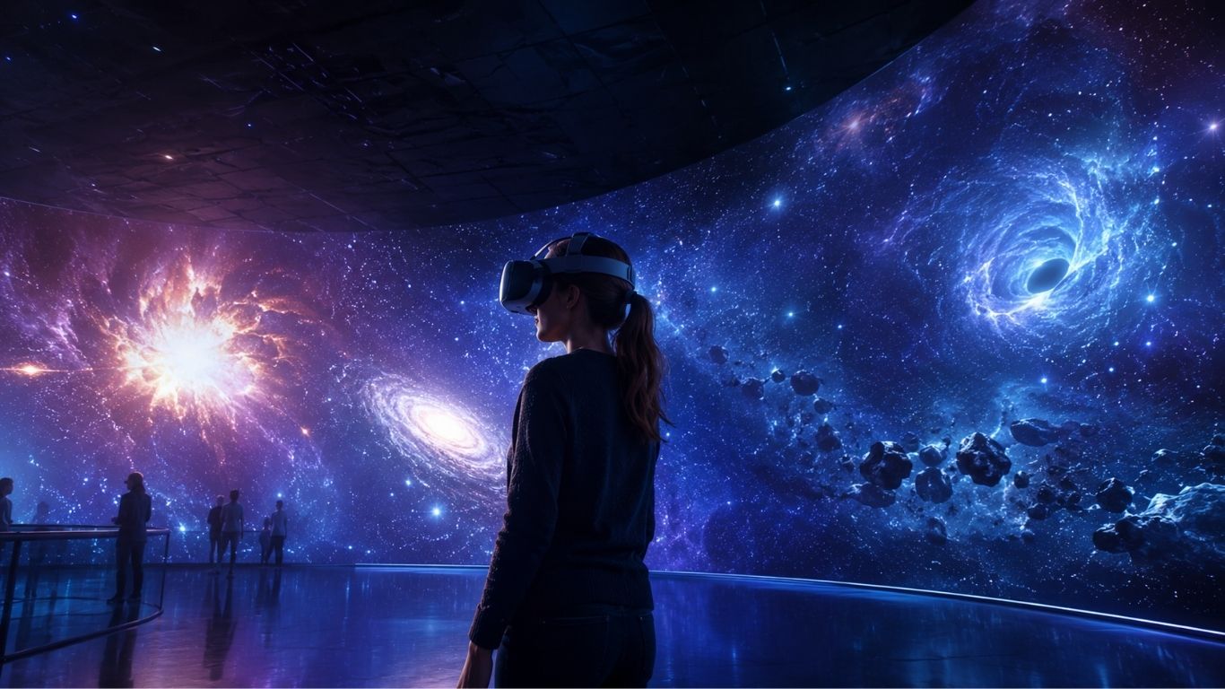 Патување низ вселената без ракета: VR-атракцијата што ве носи меѓу ѕвезди, супернови и црни дупки