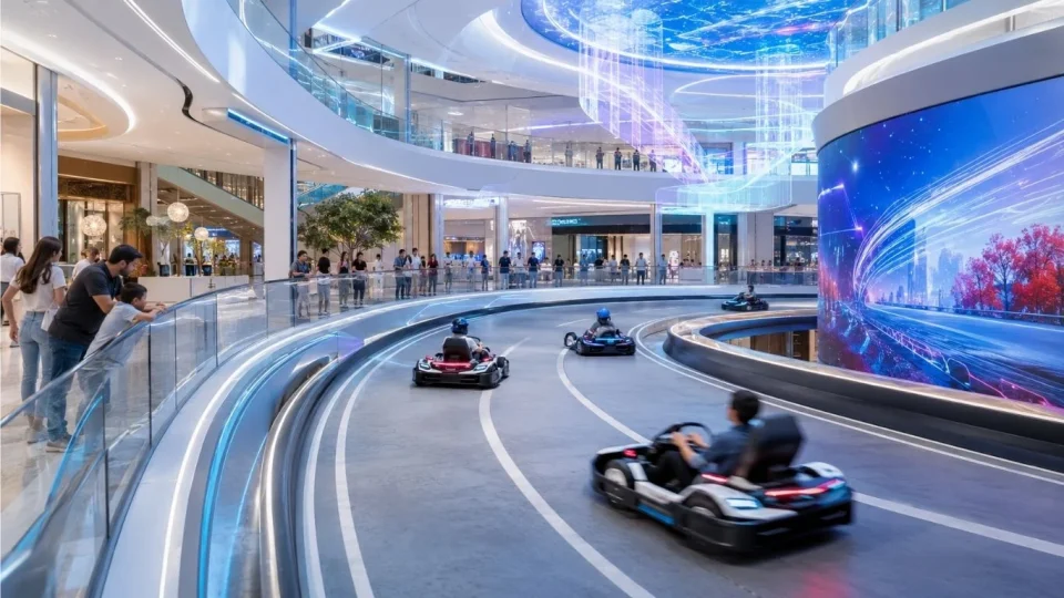 Реален Mario Kart во трговски центар: новата забава што го претвора шопингот во игра