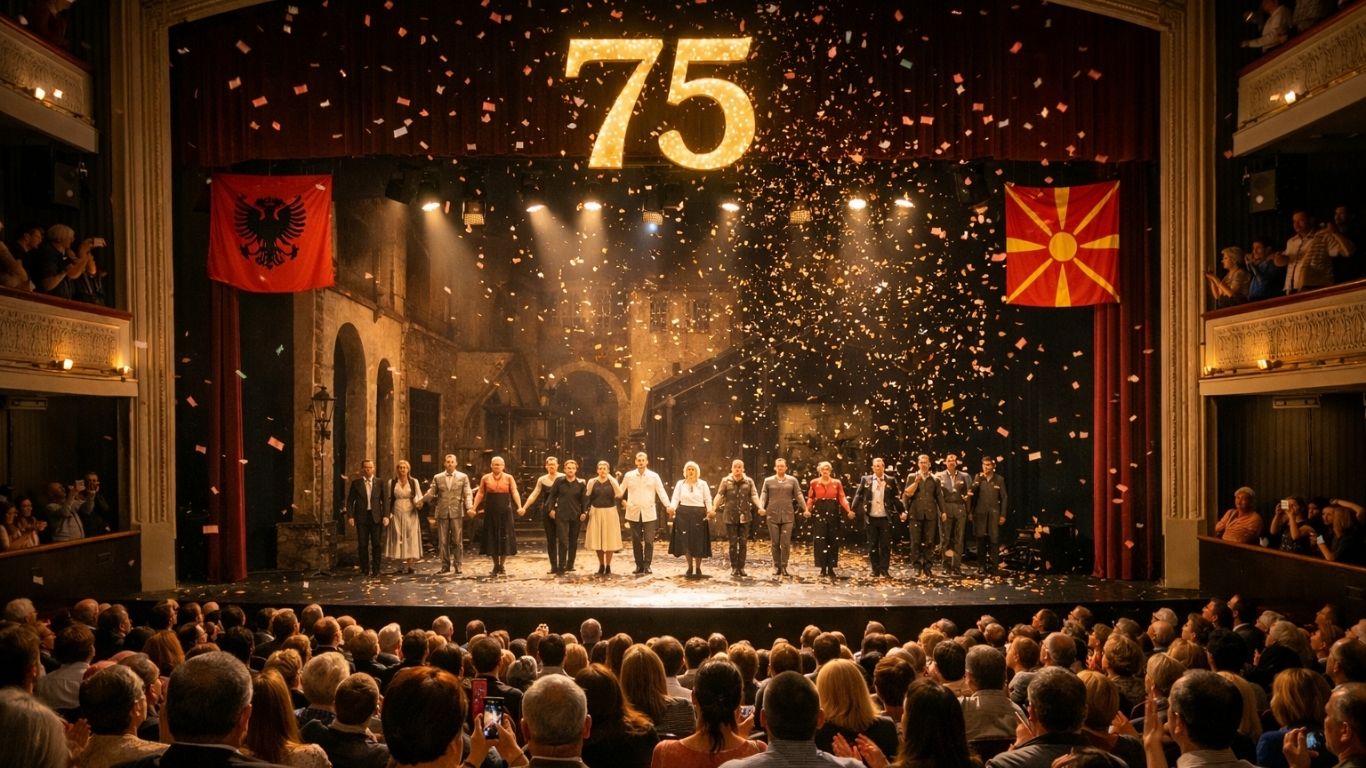 Албански театар во Скопје - сцена и публика во 75-годишниот јубилеј