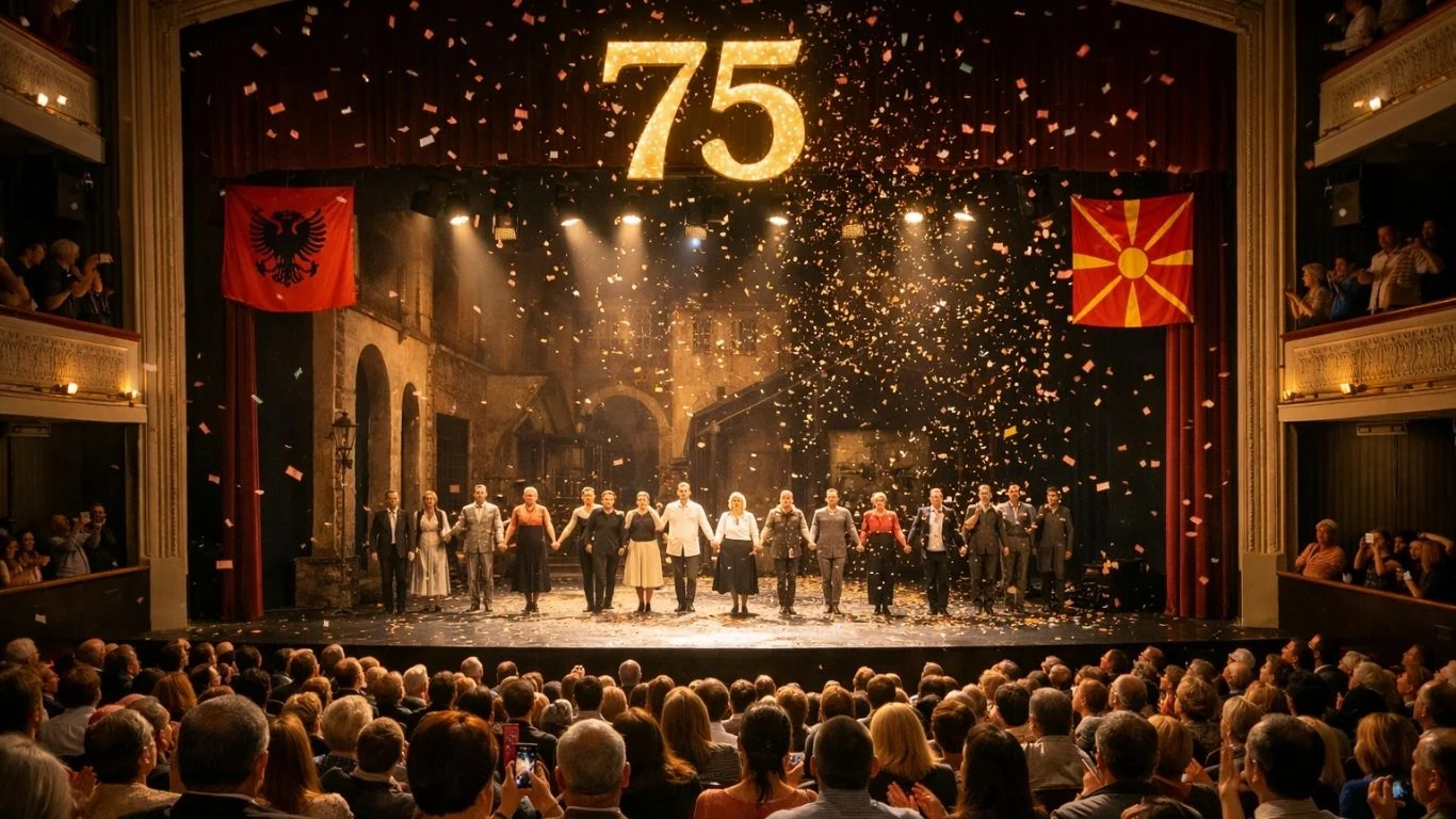 Албански театар во Скопје - сцена и публика во 75-годишниот јубилеј