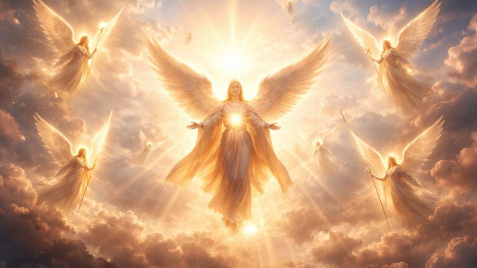 Концептуална симболика на ангели и архангели како гласници на светлина