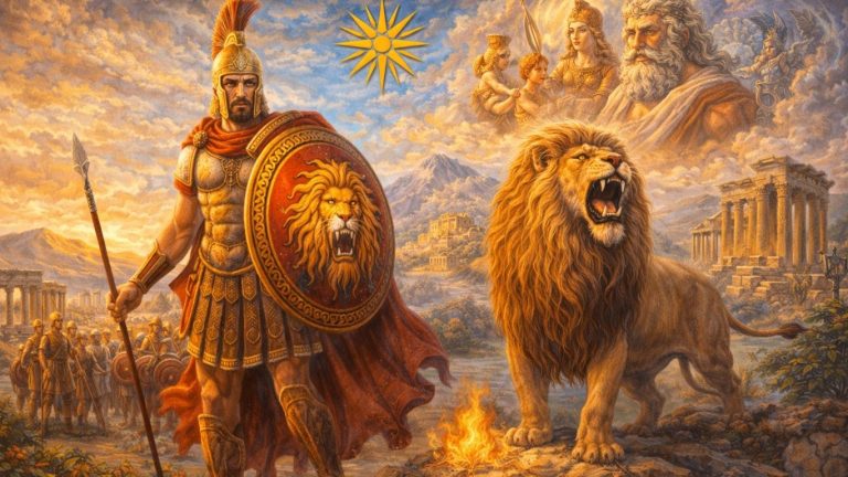 Античко - македонски верувања: Лавот