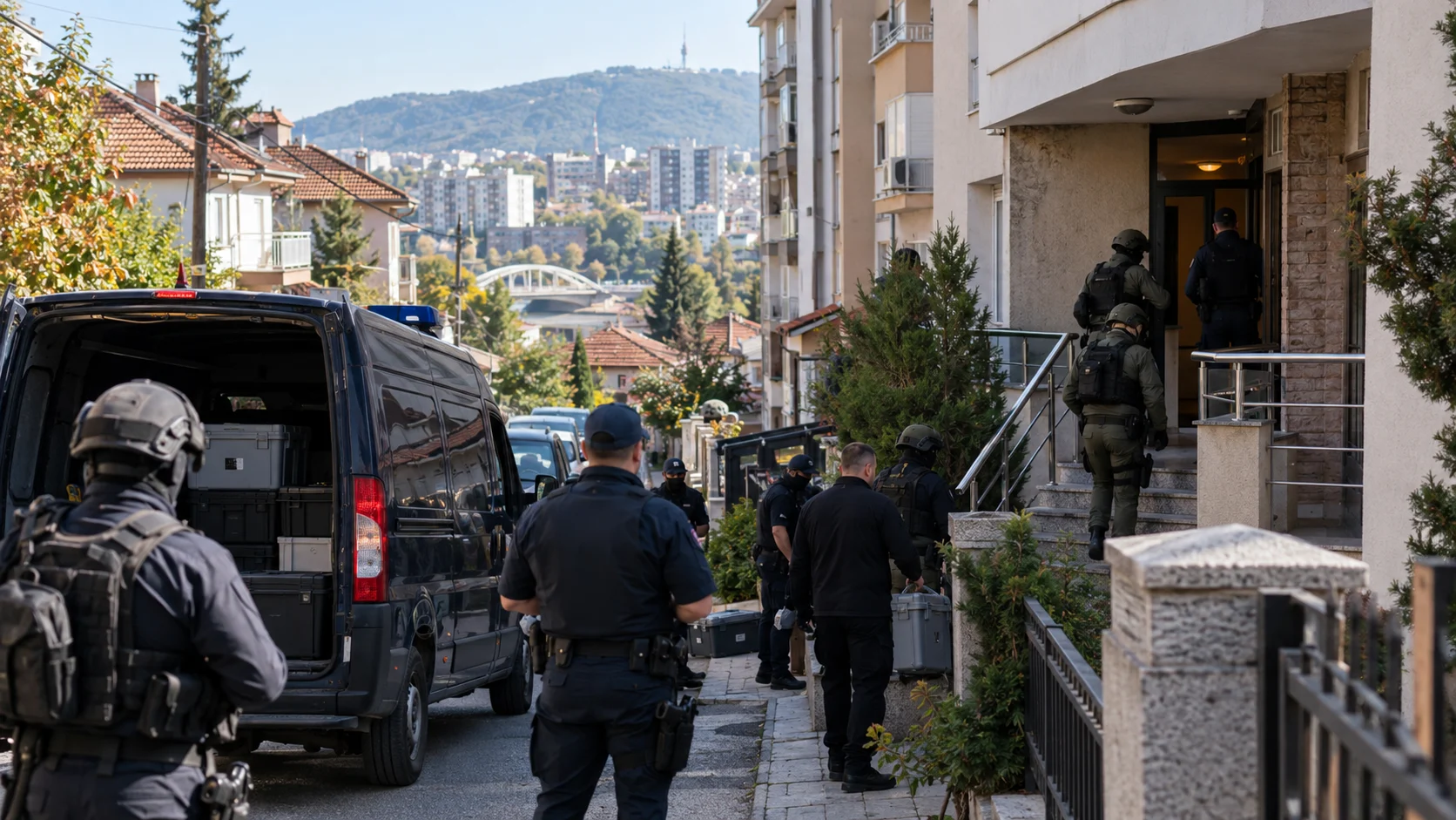 Во фокусот на истрагата се и можната радикализација на млади, врските со странски борци и спојувањето на идеолошкиот екстремизам со организираниот криминал.