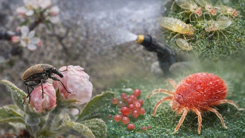 Apple pests in early spring