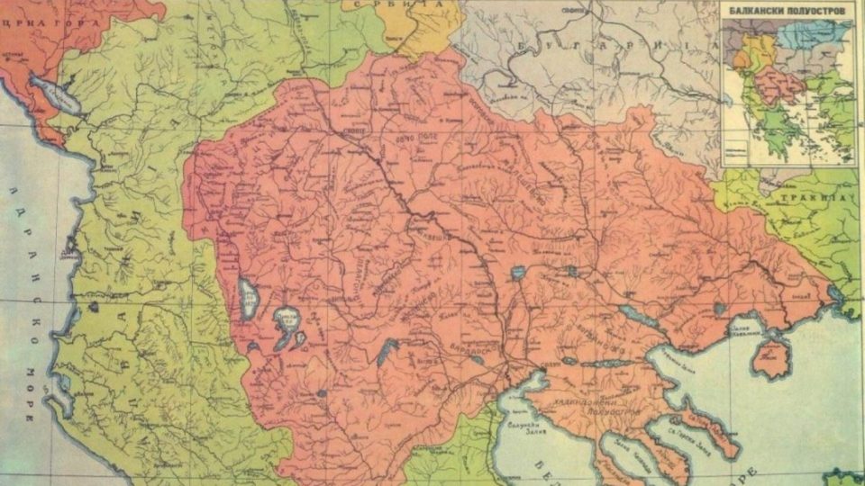 Просторот и времето на Античка Македонија - факти, аргументи и историски контекст 1 Карта на Балкански полуостров