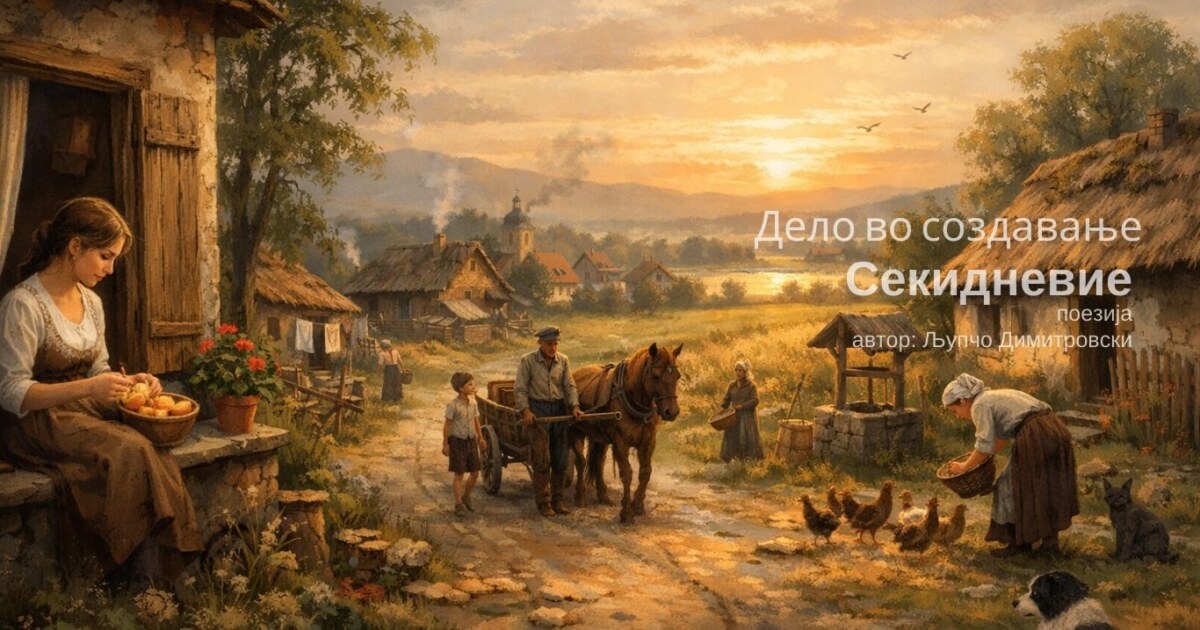 Секидневие, дело во создавање, автор: Љупчо Димитровски