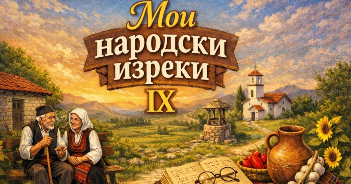 Мои народски изреки IX