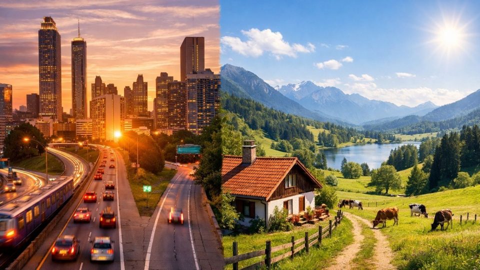 Избор: живот во град или надвор од него