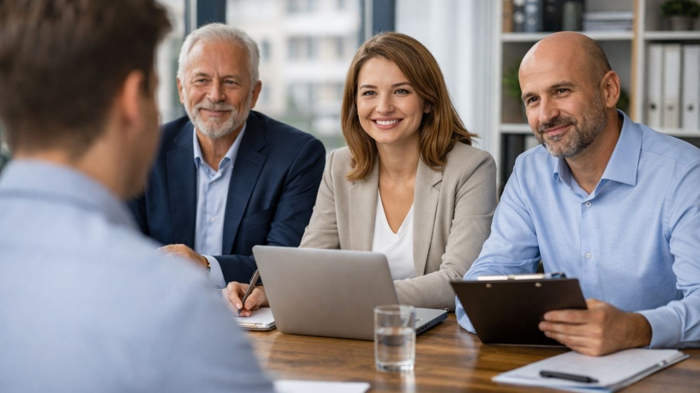 Како да минете добро на разговор за работа. Разговор за работа во модерна канцеларија со фокус на човечка комуникација.