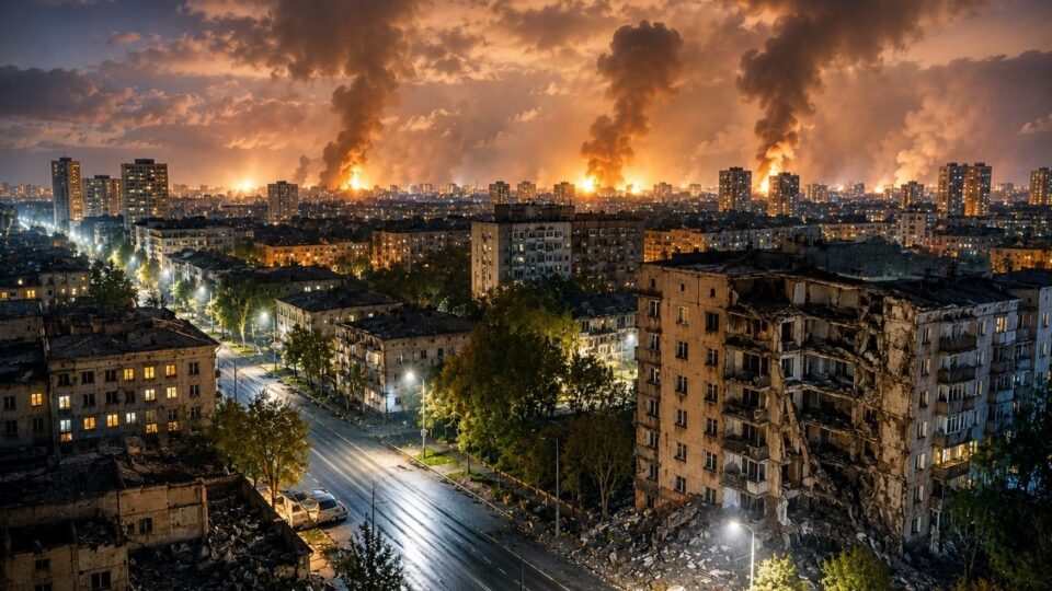 Киев повторно беше главна цел, а војната уште еднаш покажа дека оружјето денес не уништува само градови - туку и чувство дека Европа е далеку од пламенот.