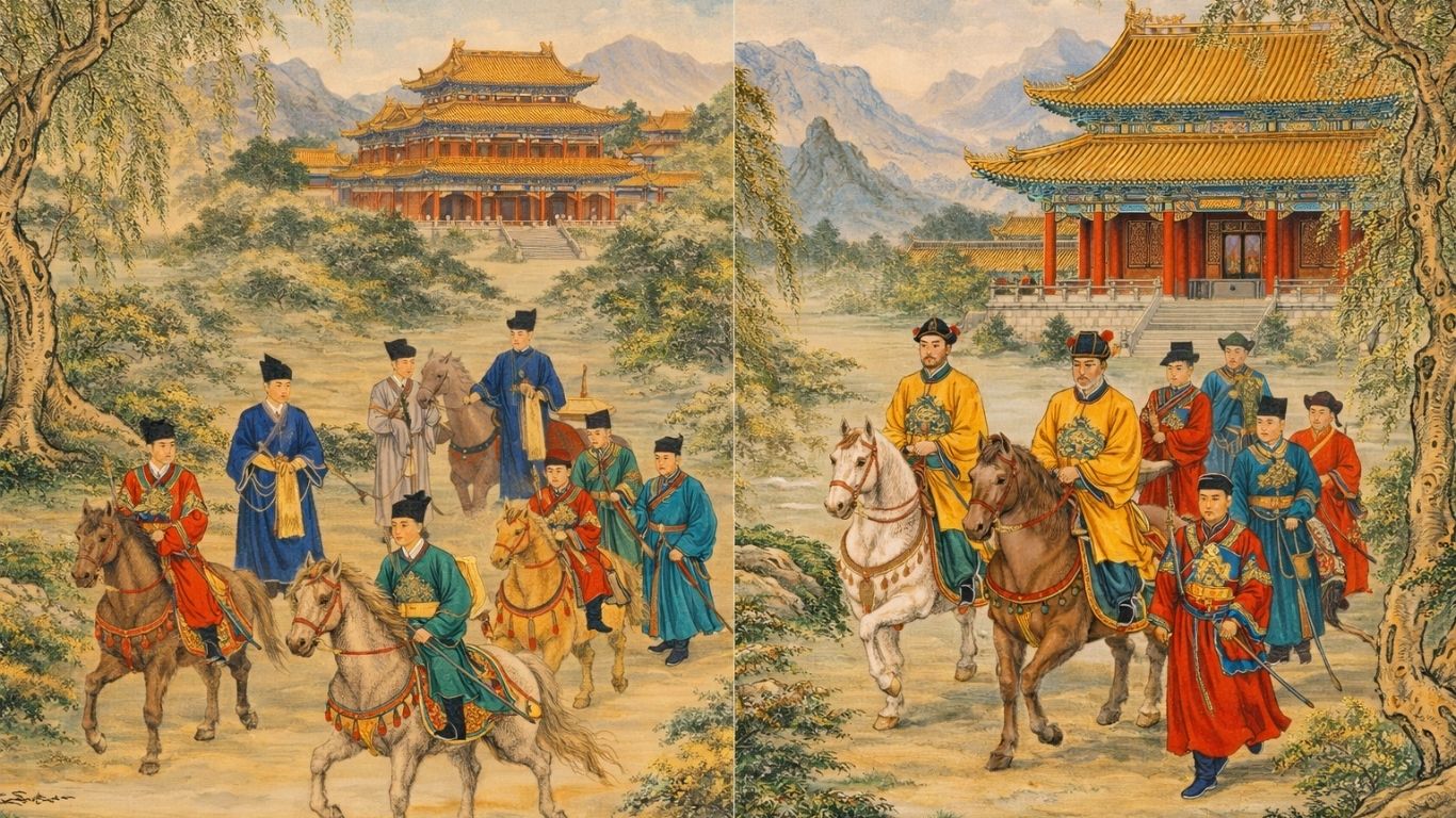 Кинеските династии Минг и Ќинг
