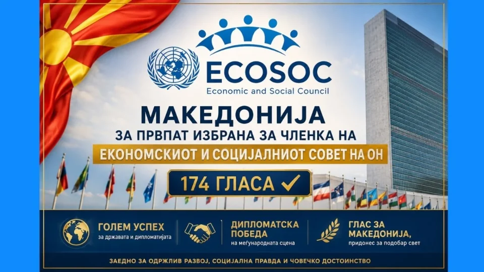 Македонија влегува во ЕКОСОК: дипломатска победа што допрва треба да се претвори во државна корист