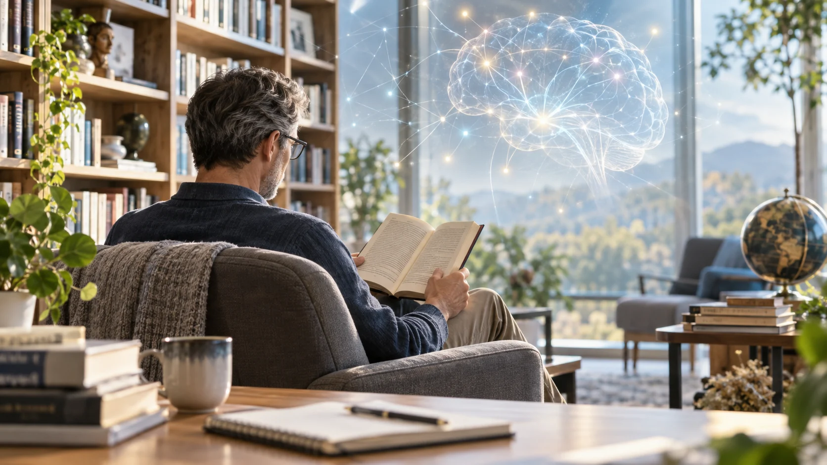 Што му прави читањето на мозокот? Науката има интересен одговор. Книгите не се лек против стареењето, но науката открива зошто читањето, учењето и разговорот можат да бидат важни за меморијата и когнитивното здравје.