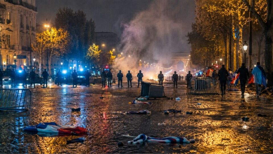 ПСЖ славеше историски триумф, но Франција утрото го дочека со 780 уапсени, над 200 повредени и една трагична смрт.