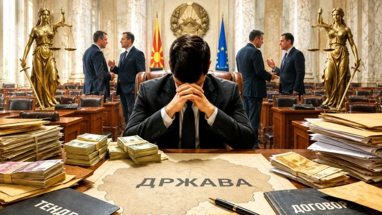 Кога криминалот ќе добие печат, функција и медиумска заштита, веќе не е само криминал - станува систем.