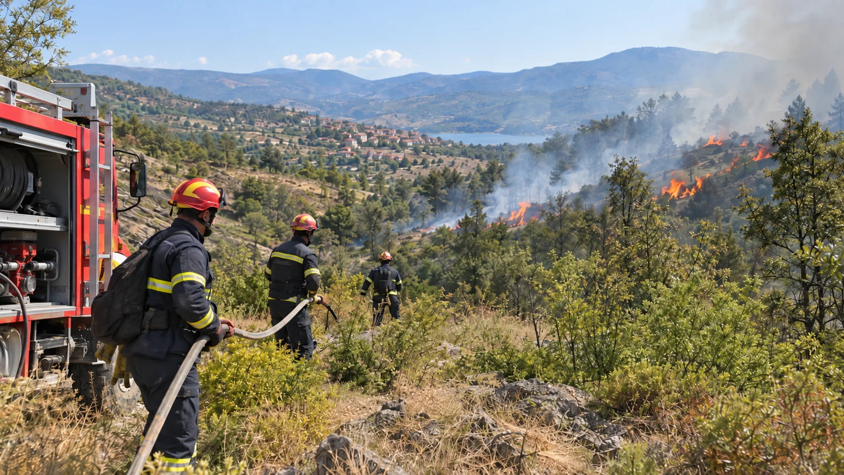 Пожарната карта се менува од ден во ден, а дел од жариштата повторно се појавуваат на веќе погодени подрачја.
