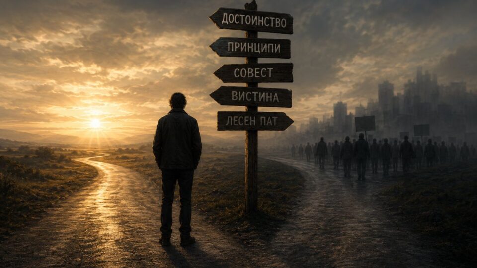 Ставот е онаа тивка граница што човек ја поставува пред себе, пред другите и пред времето во кое живее.