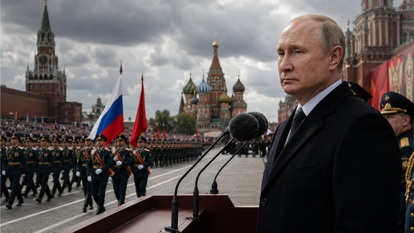 Путин ја оправда во Москва ја одржа Парадата на победата без тенкови и без тешко оружје - но со силна воена порака.