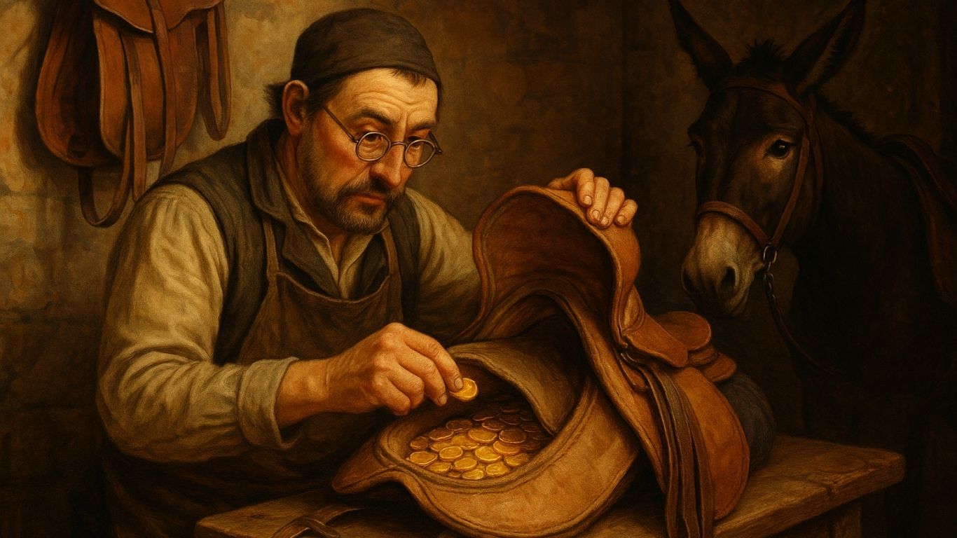 Самарџијата што ги криел парите во самарот