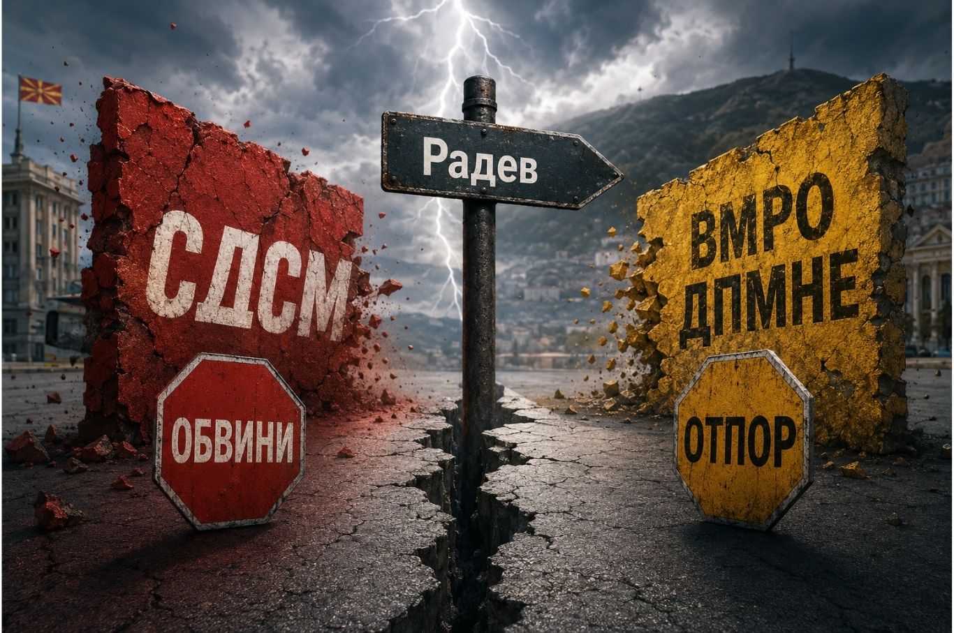 Честитката на Филипче до Радев ја отвори старата македонска дилема - дијалог или политичко самообвинување?