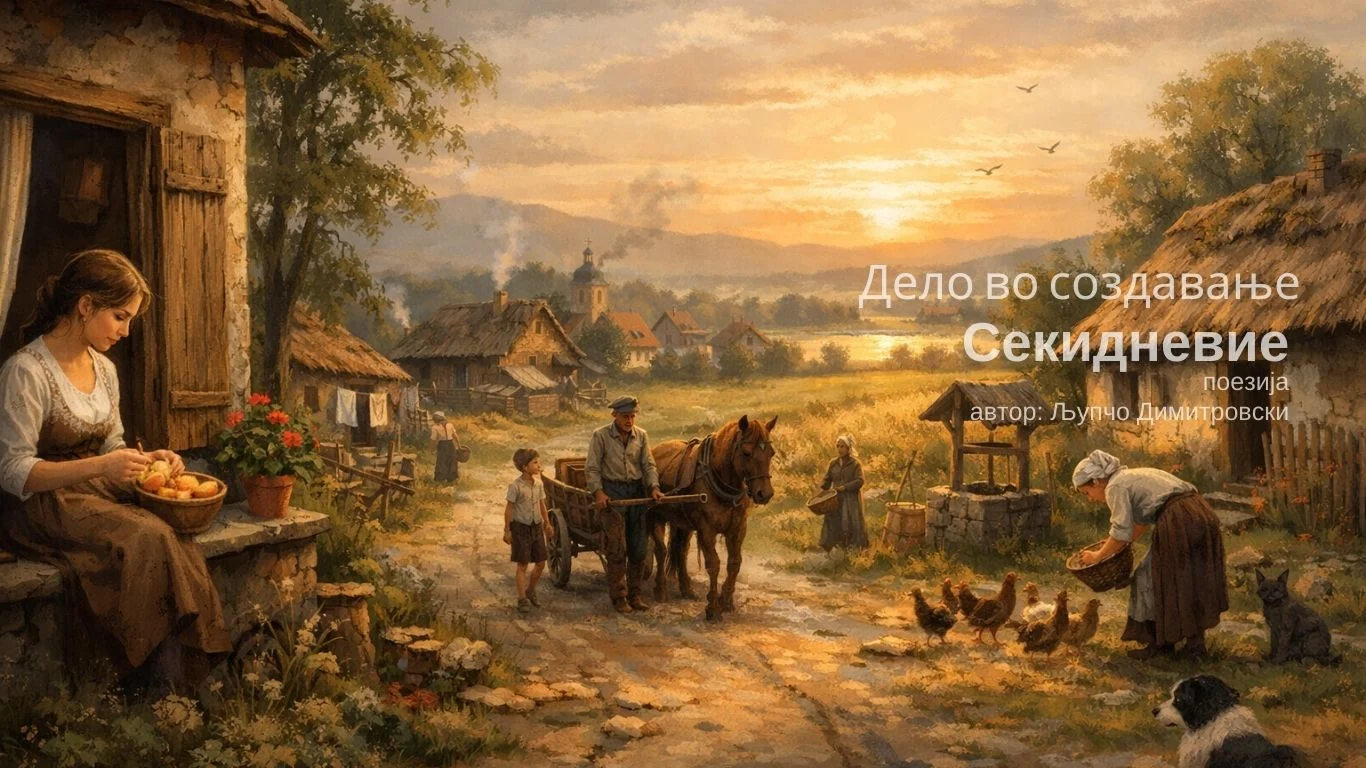 Секидневие, дело во создавање, автор: Љупчо Димитровски