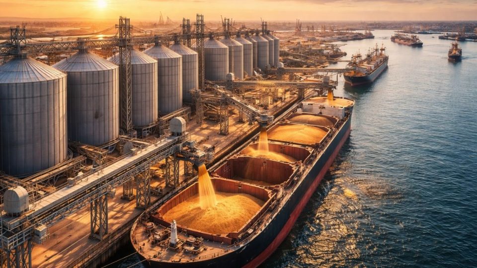 глобален систем на трговија со жито и корпорации што ја контролираат храната