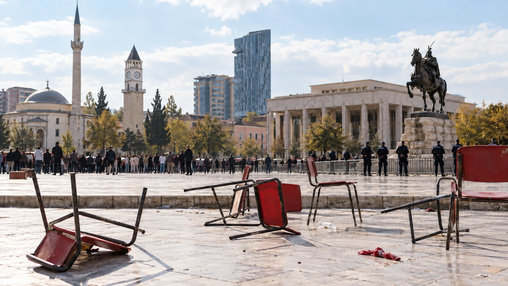 Еди Рама тврди дека насилството во Албанија е организирано и поддржано од странски сили, а Владата подготвува построги мерки. Студентите, пак, повторно го одбија неговиот повик за дијалог.
