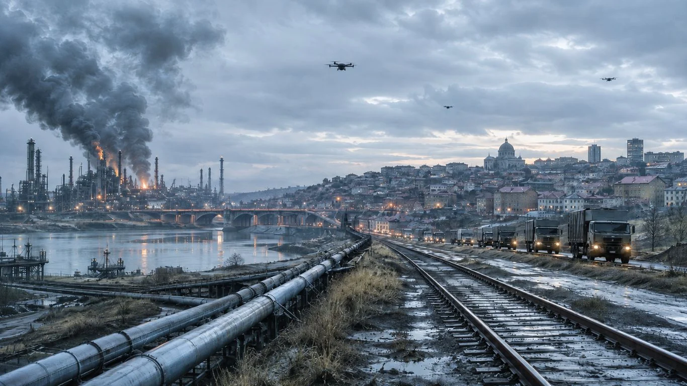Едниот притисок доаѓа од воздух, другиот преку политика. И двата ја менуваат европската карта.