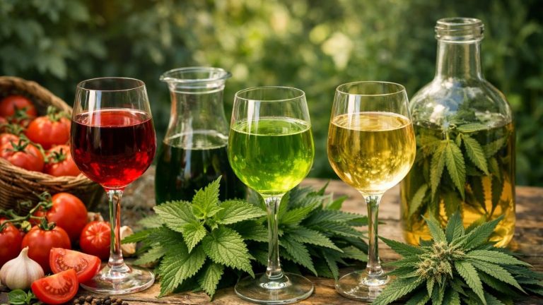 Вино од домати, коприва и марихуана