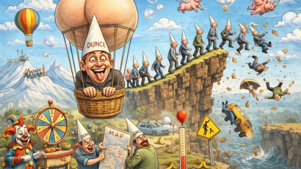 За глупоста