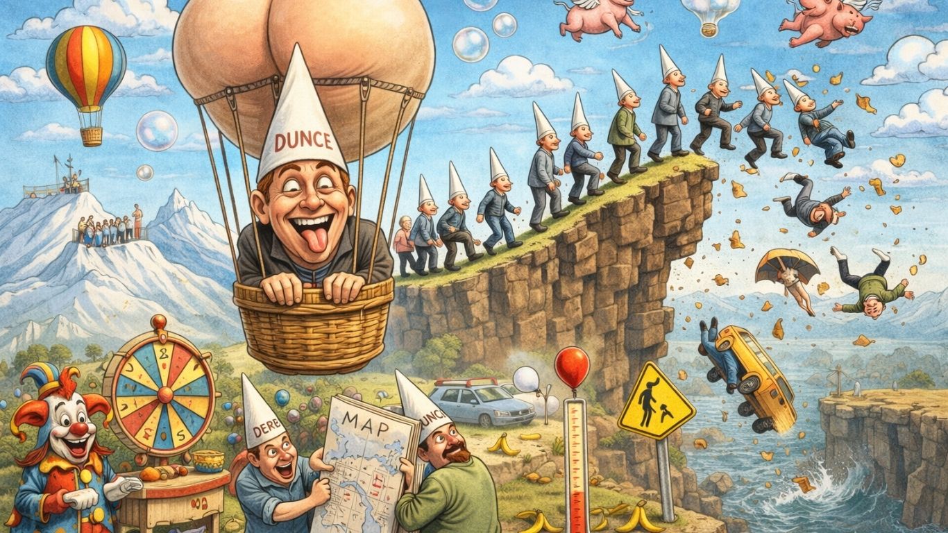 За глупоста