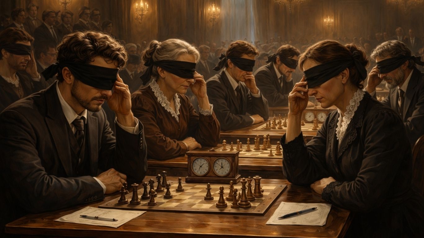 За шаховските турнири на слепо